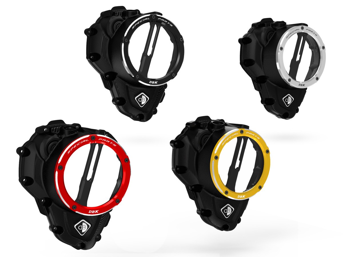 DBK Special Parts (Ducabike) EVO-3D Clear Wet Clutch Cover for the Triumph Speed Triple 1200 RR / RS (2021+) DBK Special Parts (Ducabike) EVO-3D Clear Wet Clutch Cover for the Triumph Speed Triple 1200 RR / RS (2021+)